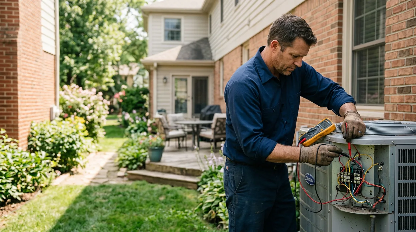 HVAC technician working near East Stroudsburg, PA